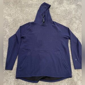 Luluemon ease the day Navy Blue Hooded Sweatshirt XL